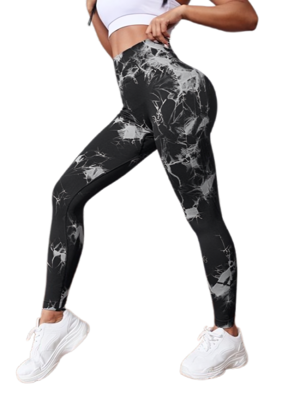 Legging deportivo marmoleado efecto push up